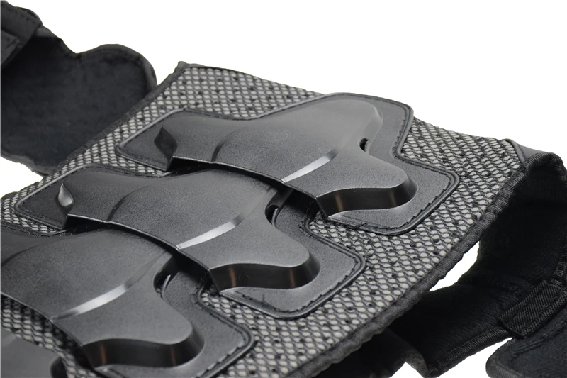 Черная защита для езды на велосипеде, броня для мотоцикла, оборудование для мотокросса, бронежилет, защитное снаряжение для детей 5-13 лет