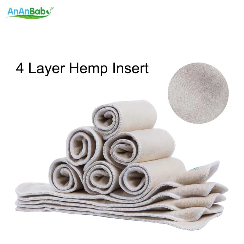 Высококачественные разноцветные многоразовые 4 слойные пеньковые вставки JC