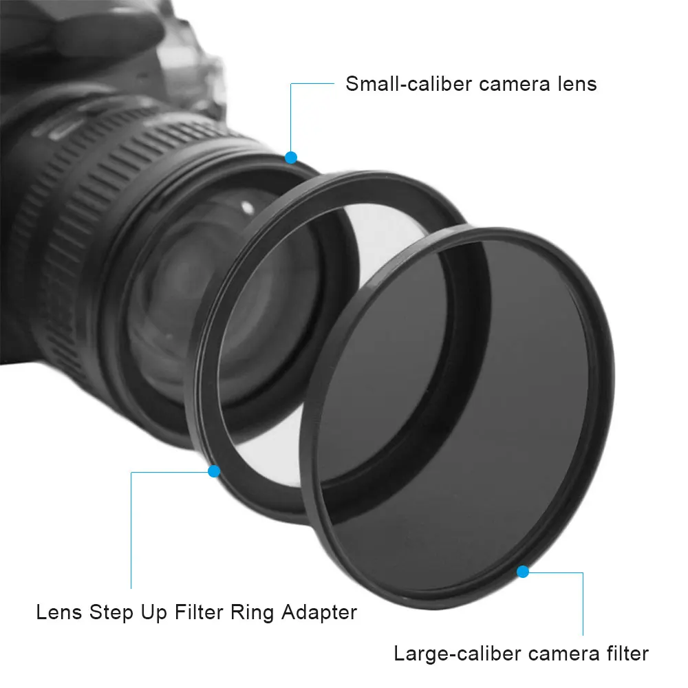 49-82 мм объектив Step Up фильтра переходное кольцо для samsung NX mini NX30 NX300 NX3000 NX300M NX5 NX500 ST76