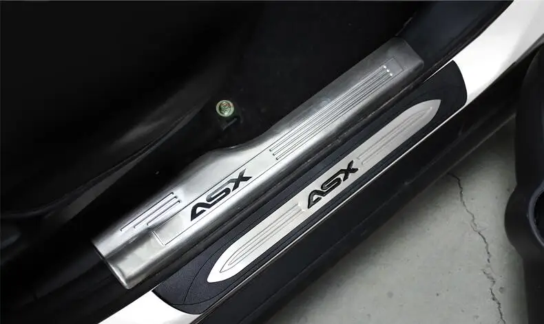 AOSRRUN автомобильные аксессуары Нержавеющая сталь Накладка порога для Mitsubishi ASX