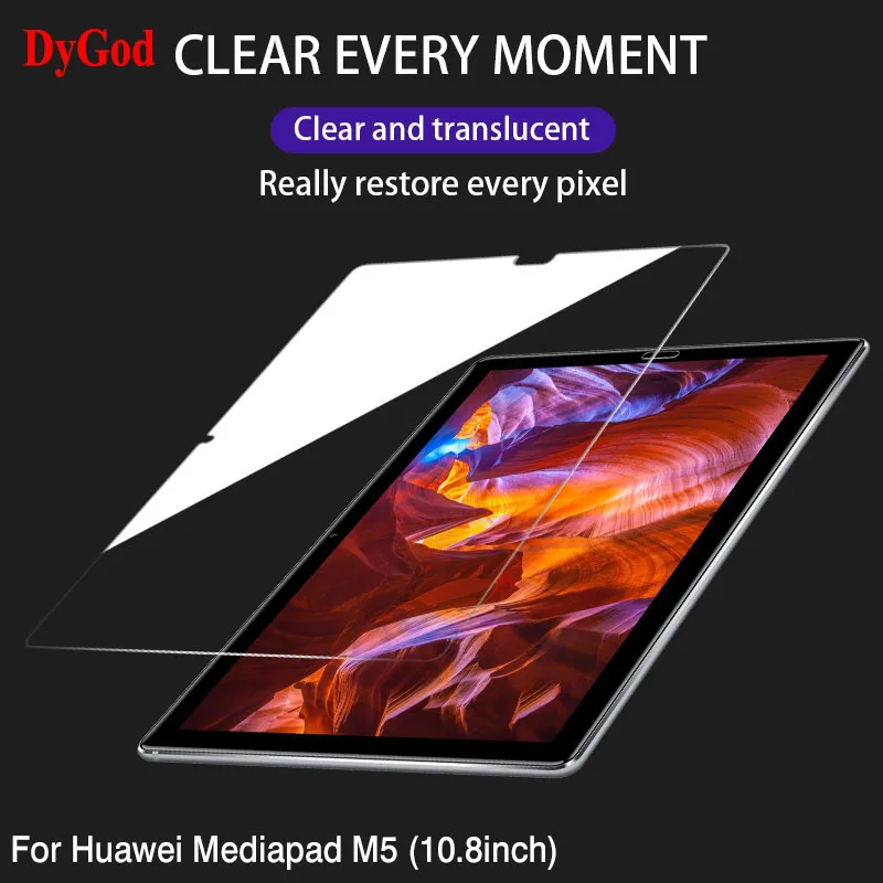 DyGod для Huawei Mediapad M5 10 8 закаленное стекло Передняя пленка протектор экрана планшета