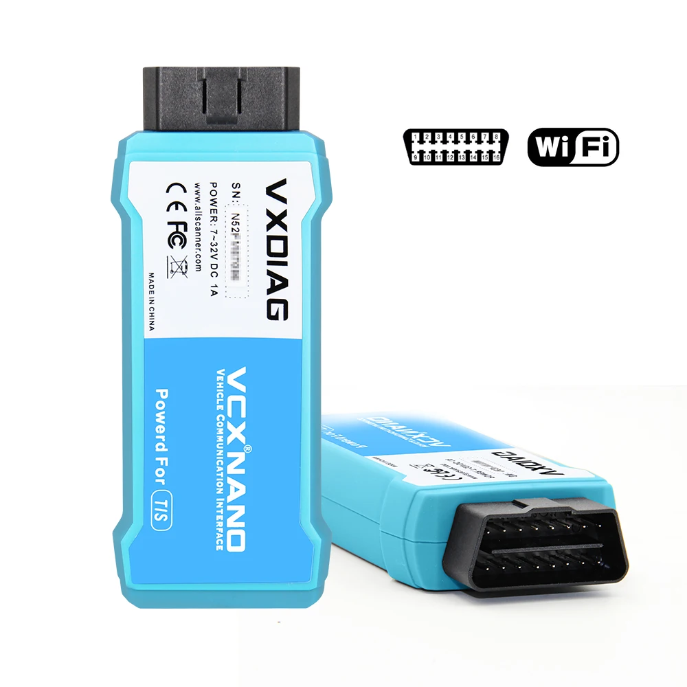 VXDIAG VCX NANO obd2 сканер для Toyota USB/wifi TIS Techstream V14.00.018 для SDD V155 ODIS V5.1.5 2014D автомобильный диагностический инструмент