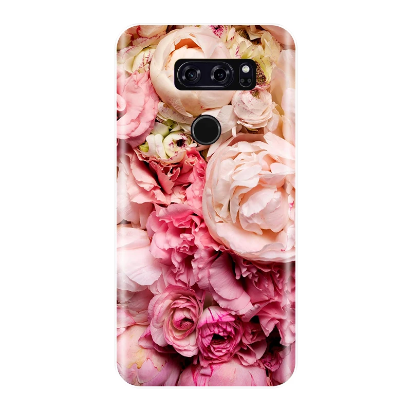 Чехол для телефона LG V30 Мягкая силиконовая задняя крышка из ТПУ с милым котом H930