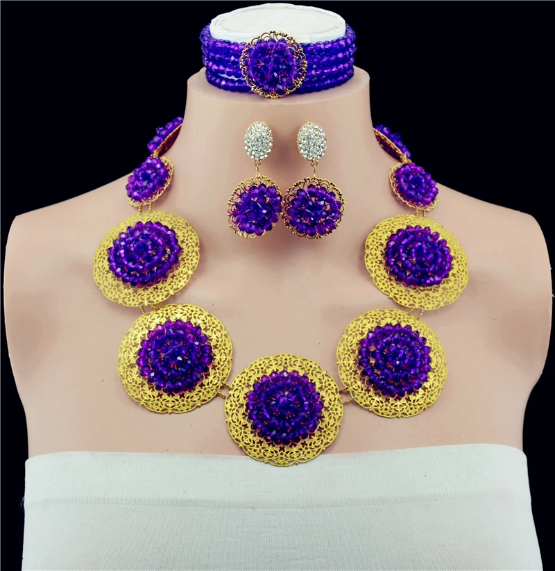 Нигерийские Свадебные аксессуары золотые ювелирные изделия плавающие амулеты