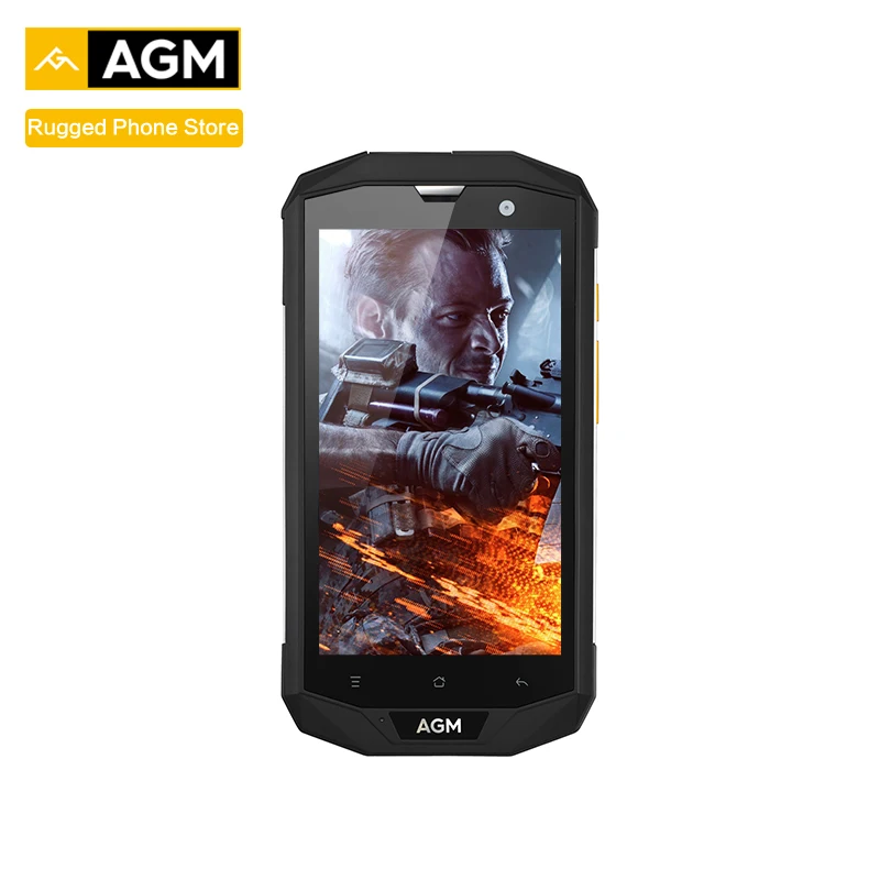 AGM A8 IP68 водонепроницаемый мобильный телефон 5," HD 4 Гб ram 64 Гб rom Qualcomm MSM8916 четырехъядерный 13,0 МП 4050 мАч NFC OTG