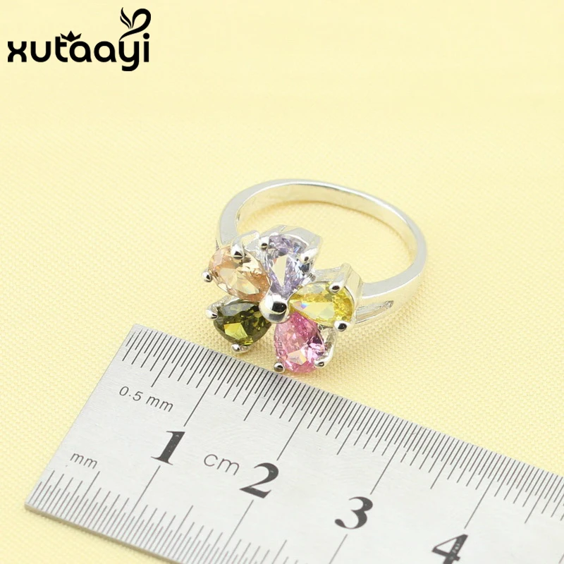 Комплект из колье серёг и браслета с камнями | Украшения аксессуары