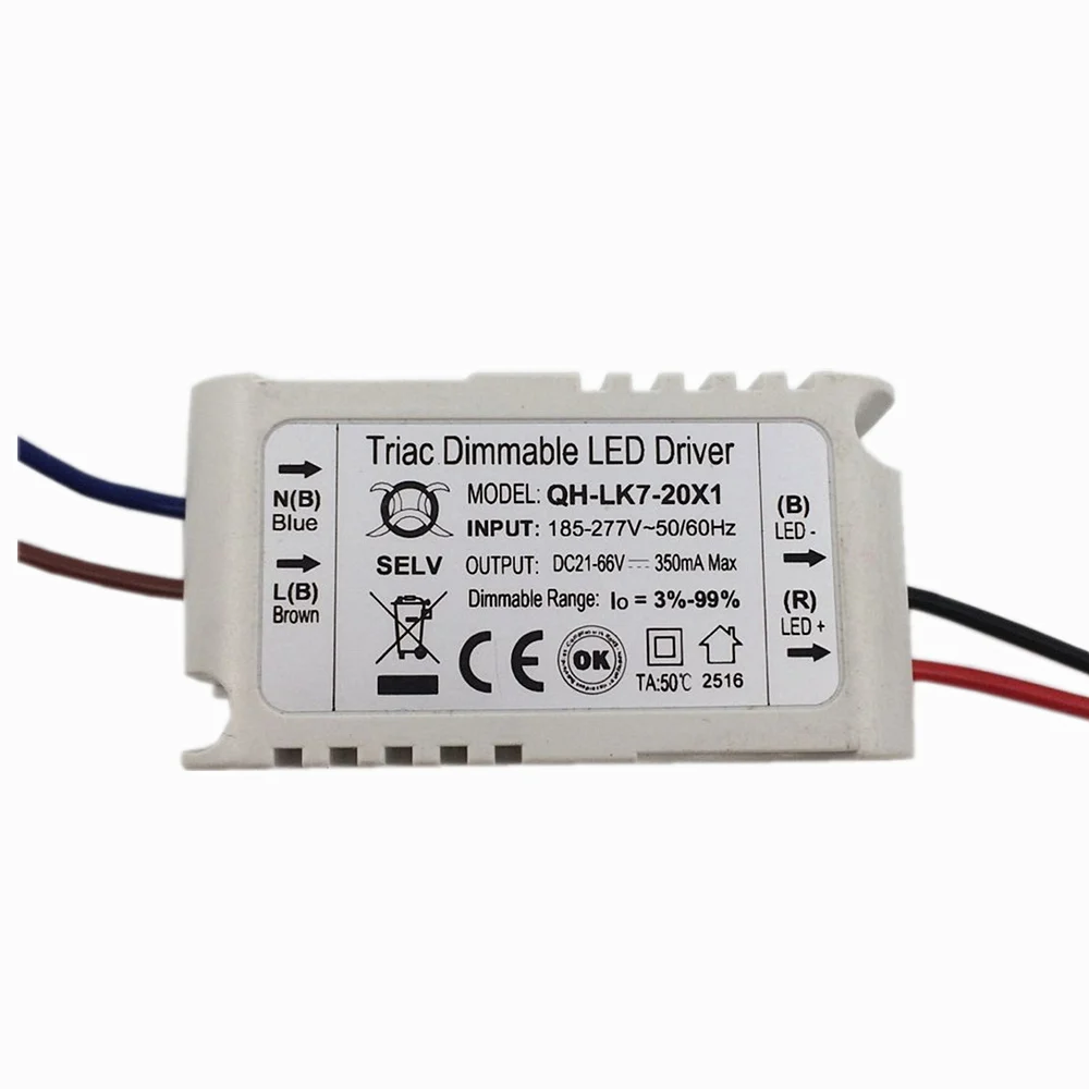 1 шт. 5X1W 6 10X1W 7 20X1W 20 36X1W светодиодный драйвер Питание трансформатор светильник F 1W