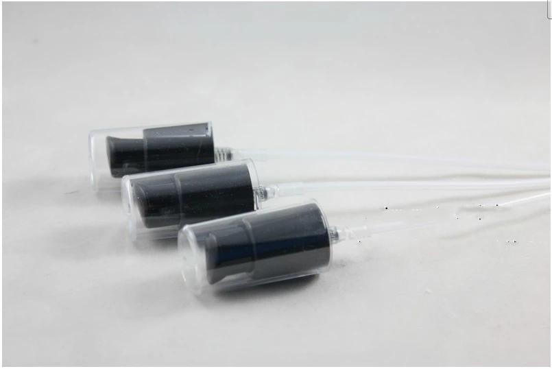 Оптовая продажа черная помпа для лосьона подходит к бутылке 5 мл 10 15 20 30 50 100 или