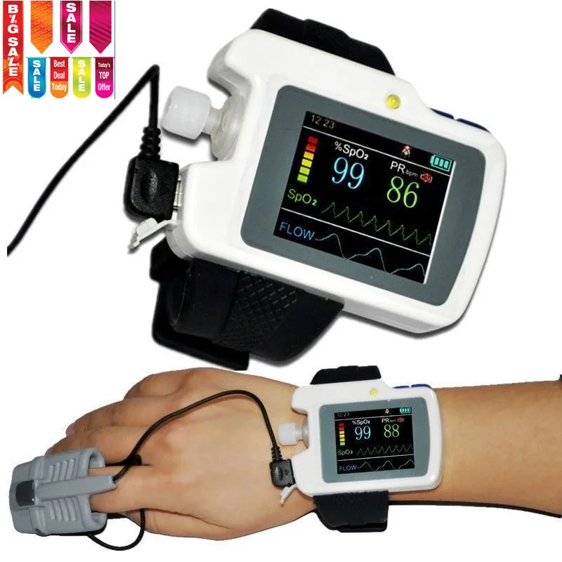 RS01 Wrist watch Sleep apnea screen meter Respiration Monitor PC SW CE| |