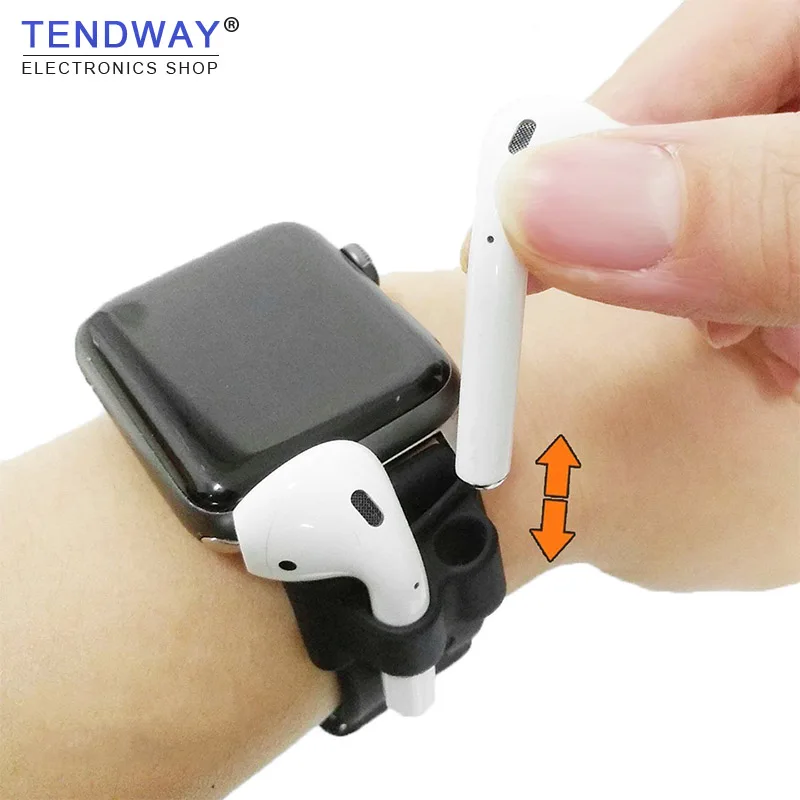 Tendway 5 шт./компл. силиконовый чехол для Apple AirPods Обложка Аксессуары с наушники