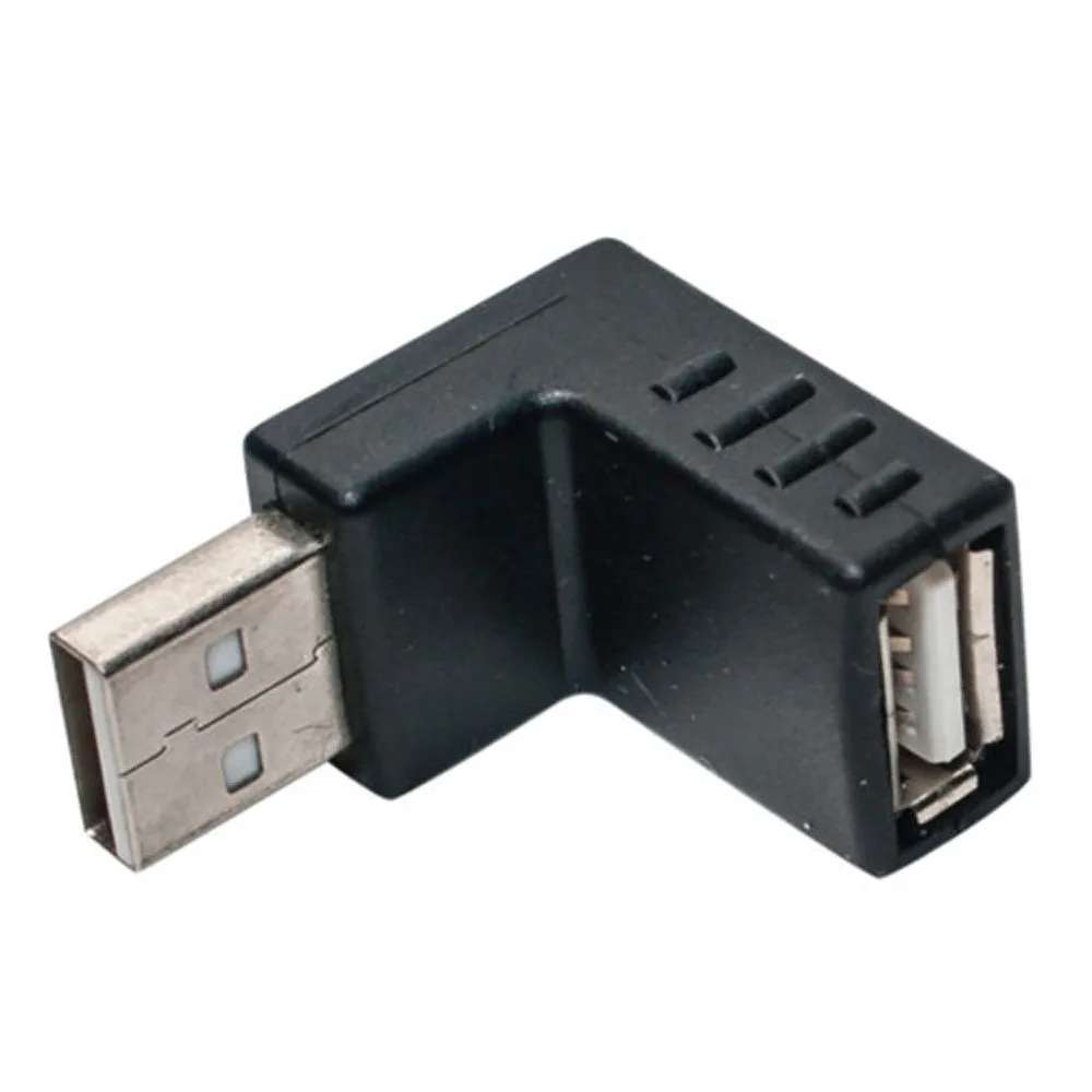 Коннектор USB под прямым углом переходник с нижним изгибом для горизонтального и