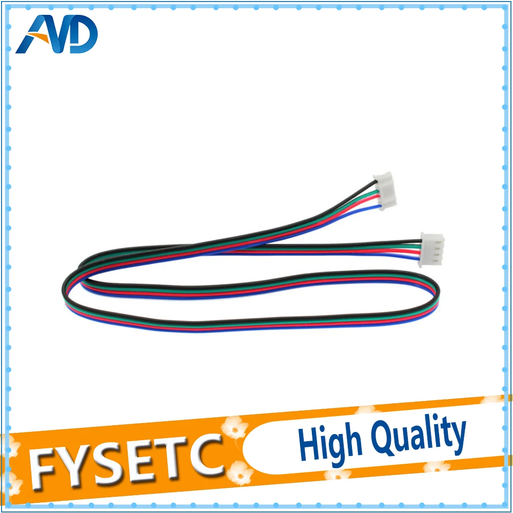 DuPont line HX2.54 4pin 50 см или 80 см или 100 см до 6pin белый терминал шаговый двигатель кабель для шагового двигателя 3d принтер
