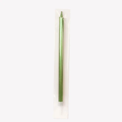 green 20pcs 25-100 коробка цветные свечи на день рождения для торта вечерние принадлежности для праздника милые свечки на день рождения для кухни для выпечки подарки украшения - Цвет: green 20pcs