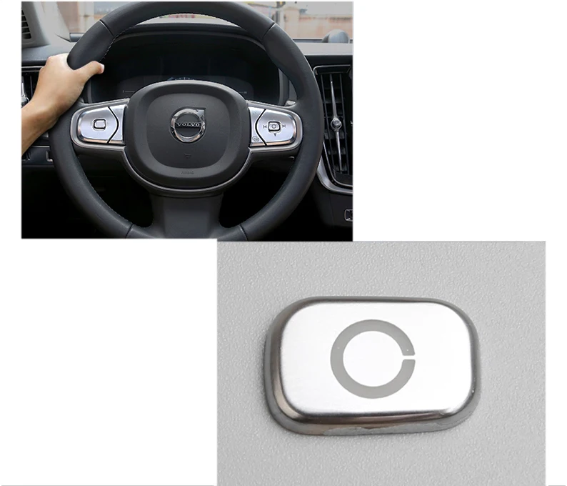 Lsrtw2017 черный, АБС-пластик, Автомобильный руль планки с кнопками для volvo xc60