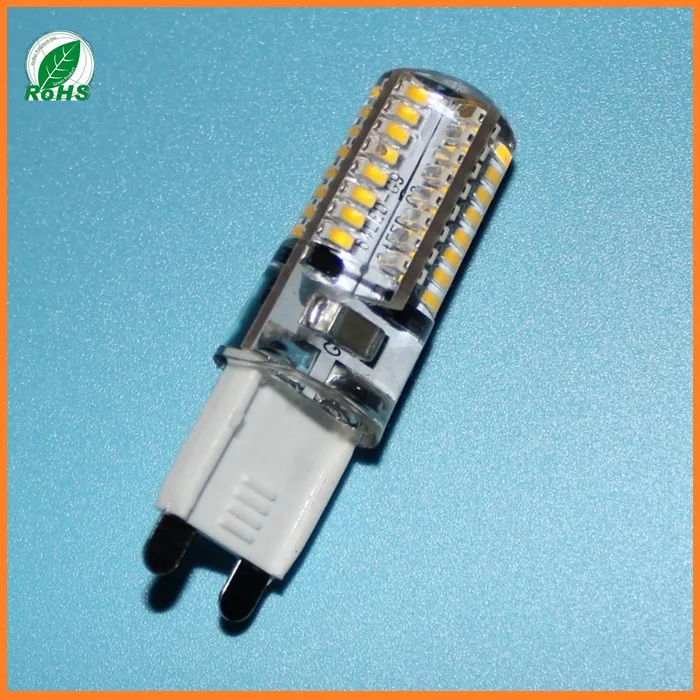Светодиодная лампа G9 G4 AC110V 220V 3014 7W 9W 12W SMD 2835 светодиодная силиконовая Прозрачная