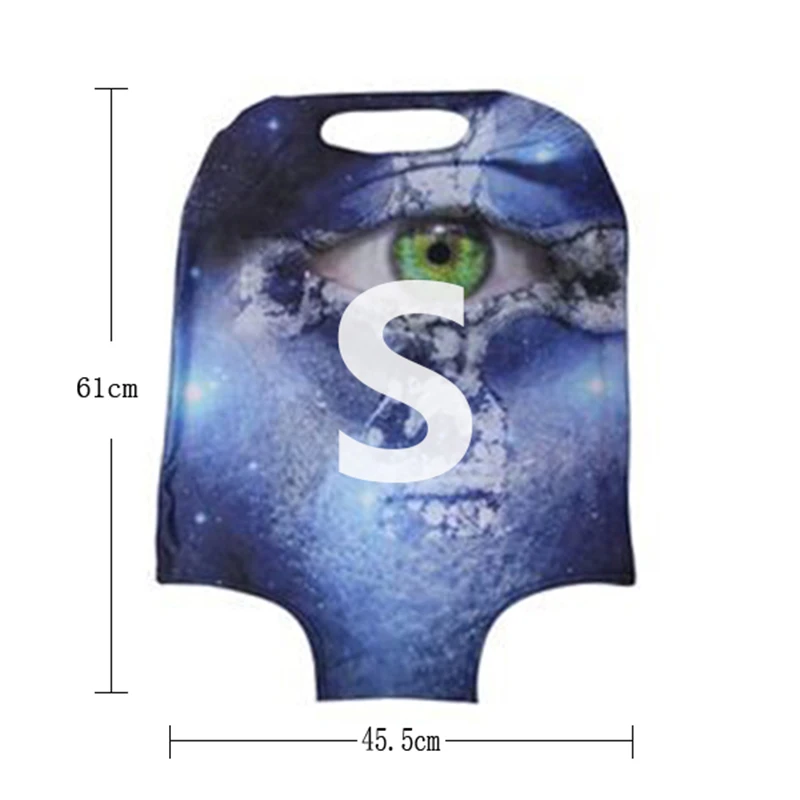 

Noisydesigns Fashion Funny Scream Pattern Elastic Fashion New Protective Anti-scratch Cover Dust-proof Luggage Cover for S/M/L