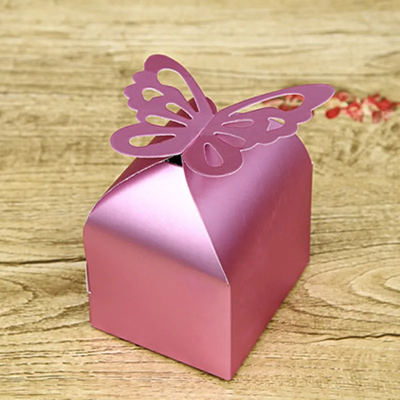 20 шт. бабочка Сувениры и подарки бумажная коробка конфет события вечерние