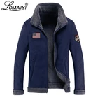 Мужская зимняя кашемировая куртка LOMAIYI, теплая плотная куртка, Мужская модная зимняя Ветровка из пашмы, 4XL, ВВС, повседневная куртка, BM241
