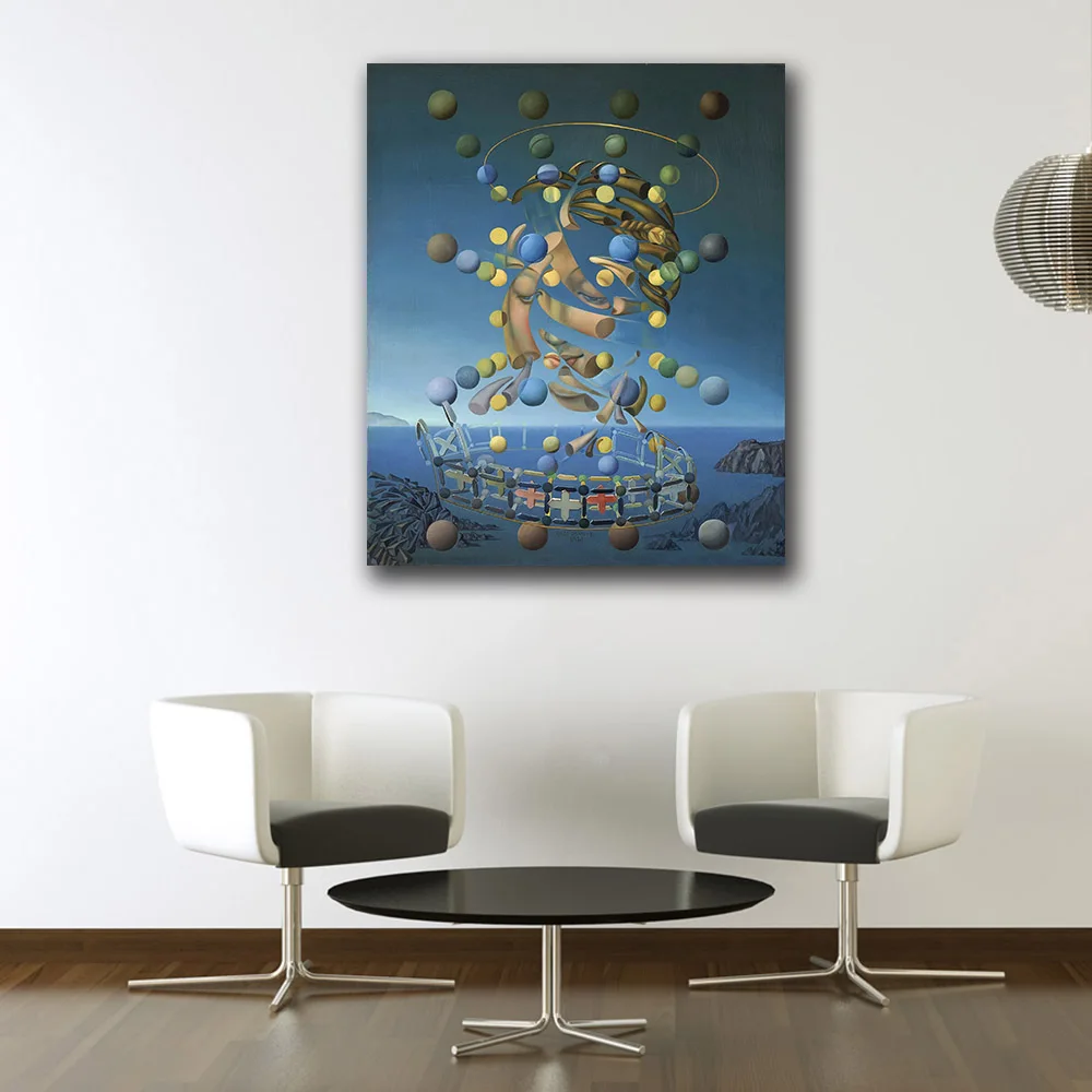 

Salvador Dali galatea of the spheres Oil Painting Wall Art Paintings Picture Paiting Canvas Paints Home Decor Print Painting