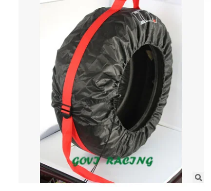 Красные автомобильные покрышки для внедорожников из полиэстера 4 шт./лот