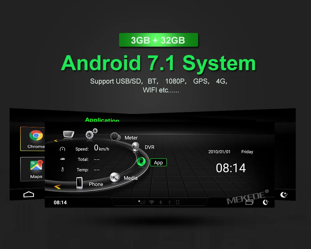 3+ 32G 10,2" Android 7,1 4G lte автомобильный Радио Аудио gps навигационный плеер для Audi Q5 2009- с BT wifi Мультимедиа