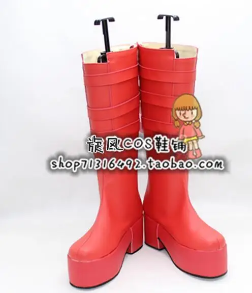 Аниме One Piece Perona панк красные сапоги для косплея обувь | Тематическая одежда и