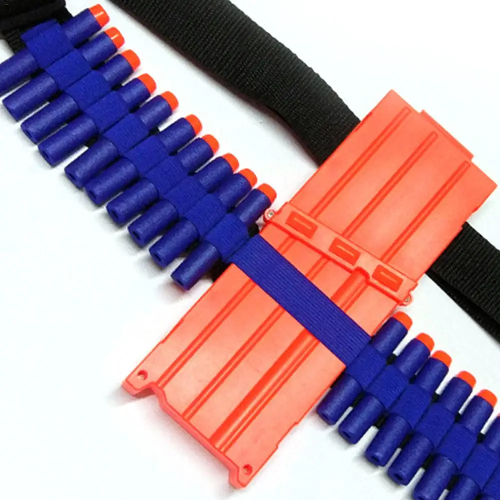 Для NERF совместимых регулируемых тактических зажимов для журналов можно хранить 20 патронов мягких пуль и один зажим для пули Игрушечного Пистолета