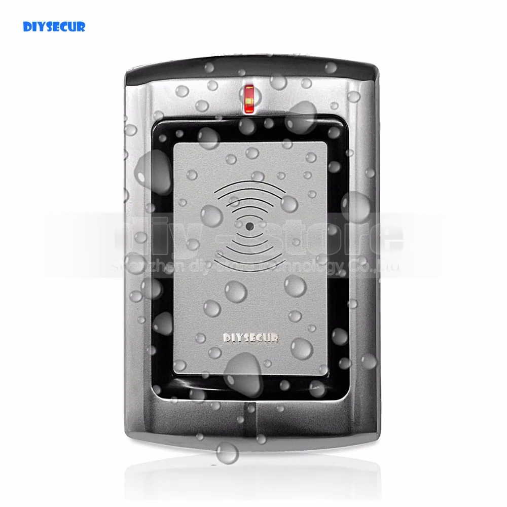 DIYSECUR качественный водонепроницаемый металлический Wiegand 26 125 кГц EM RFID ID кардридер