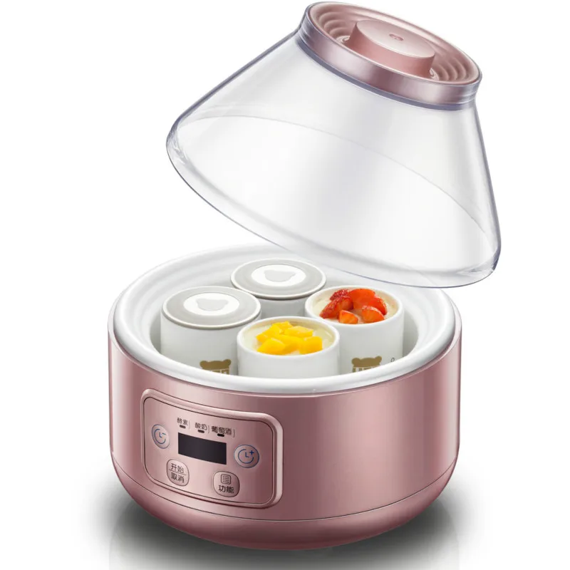 Медвежья ферментная машина для изготовления йогурта красного вина двойной