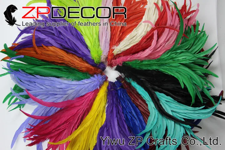 ZPDECOR шт./лот 100 35-40 см(14-16 дюймов) достаточный запас цветов петух хвост перья для карнавала украшения
