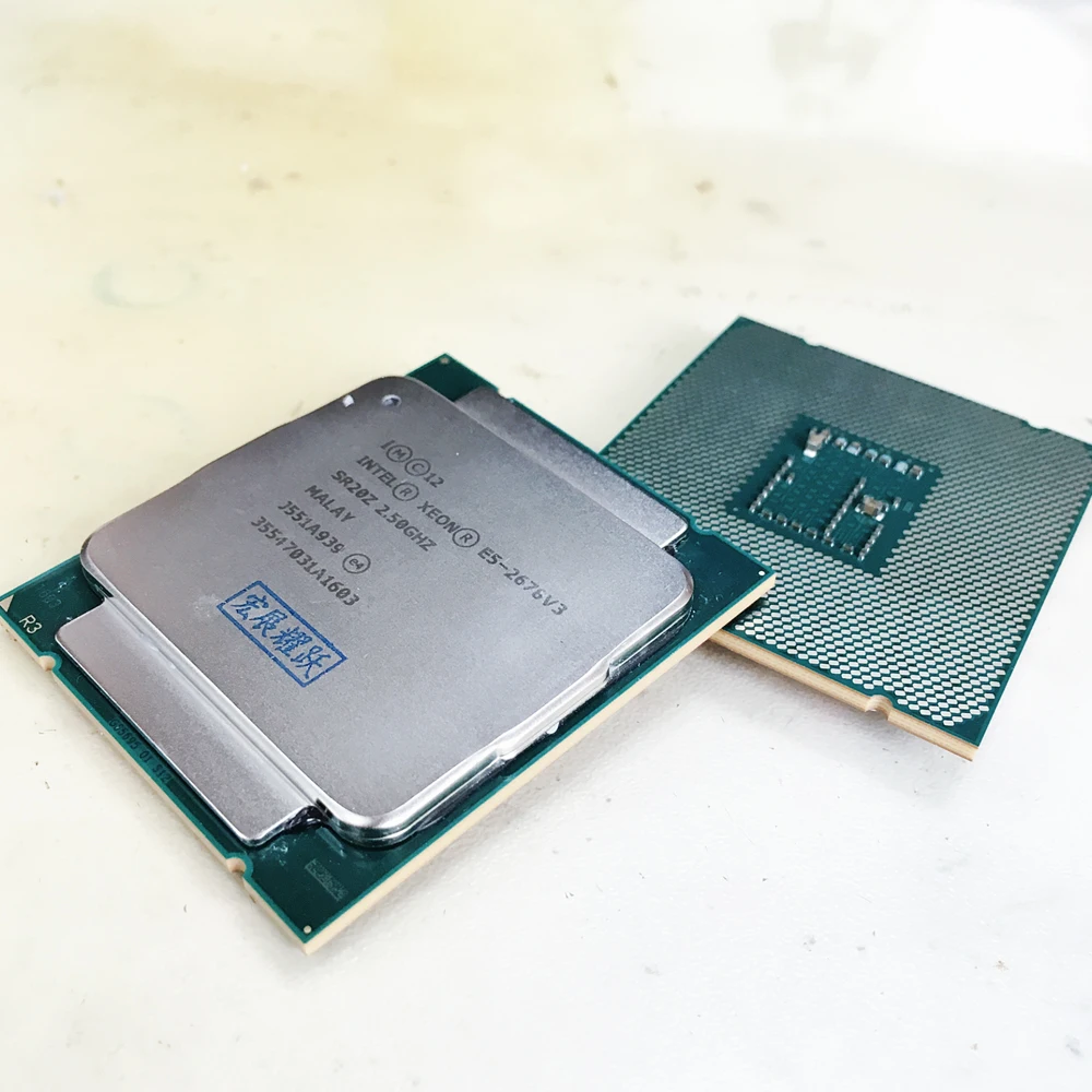 Процессор Intel Xeon E5 2678 V3 CPU 2,5G обслуживание LGA 2011-3 e5-2678 V3 2678V3 PC настольный процессор CPU для материнской платы X99