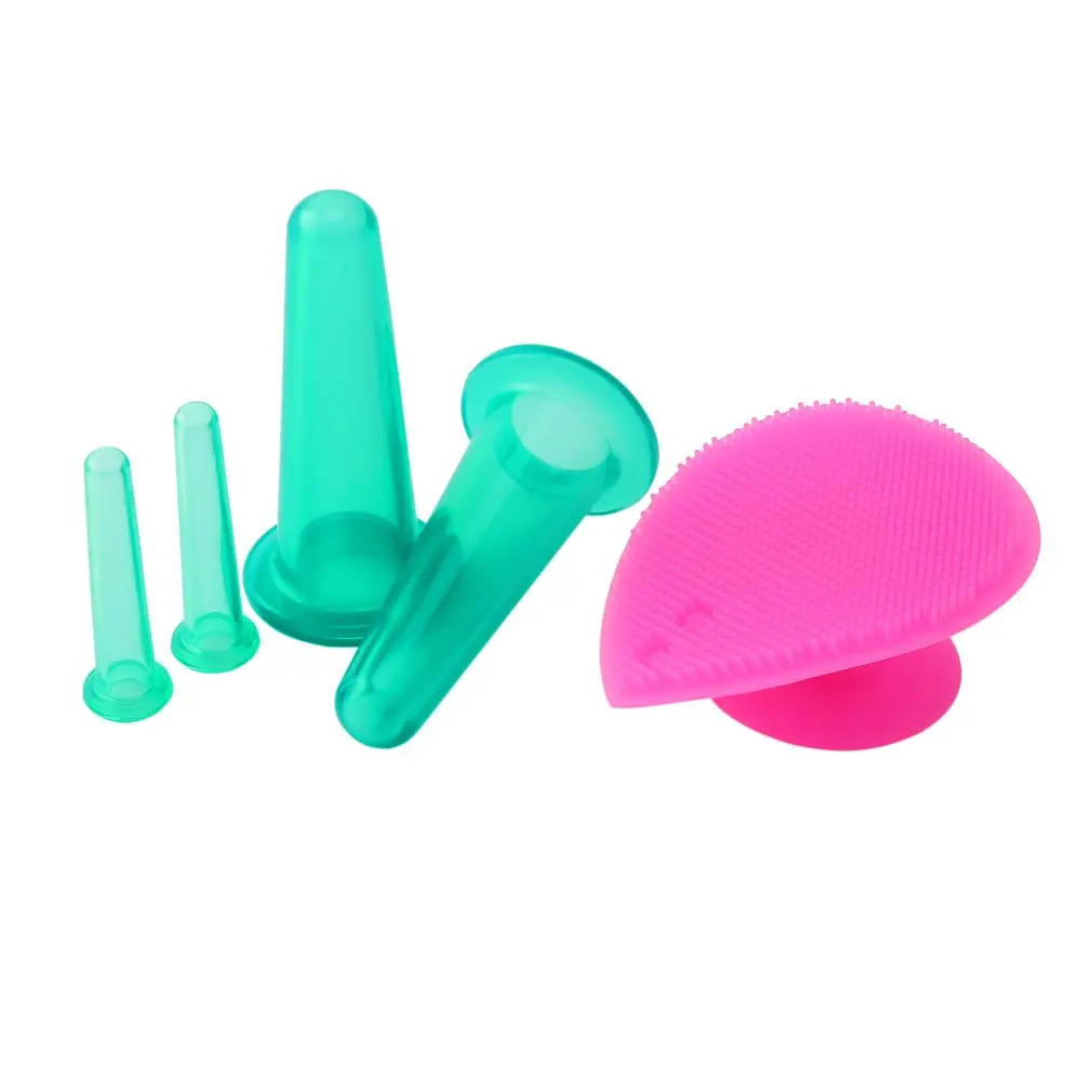 5 шт./компл. силиконовые банки для массажа спины и тела|body massager|massage for facecellulite vacuum |