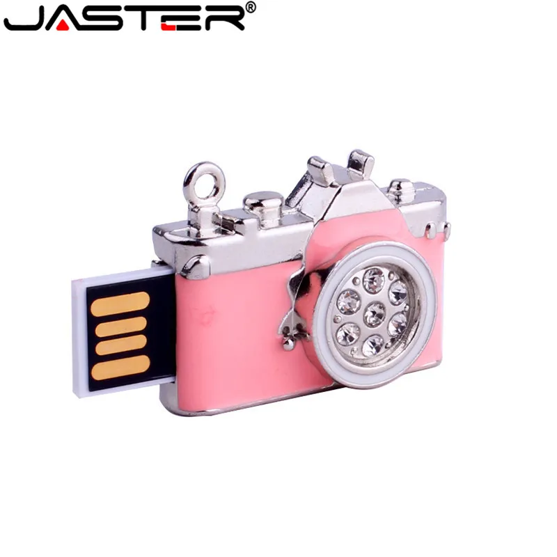 JASTER Металлическая Имитация кристаллическая камера USB 2 0 накопитель Оригинальная