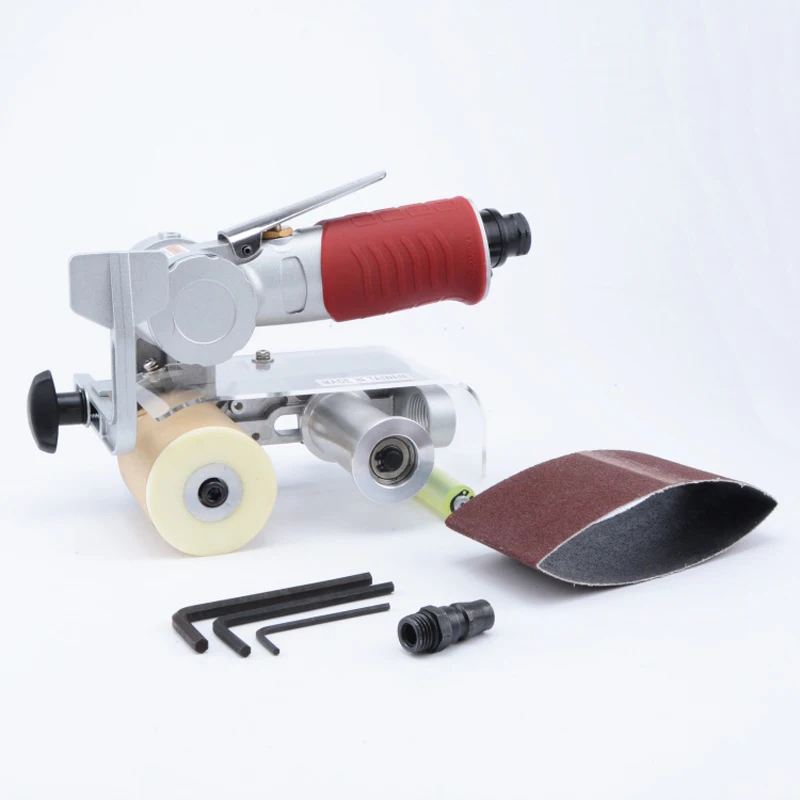 

MK Portable pneumatic belt conveyor 60 * 260 belt polishing machine wire drawing machine ring belt sanding machine