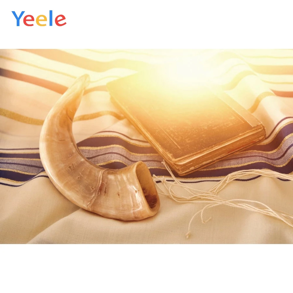 Задник для фотосъемки Yeele Happy Rosh Hashanah Shofar тканевый Солнечный виниловый Фотофон на