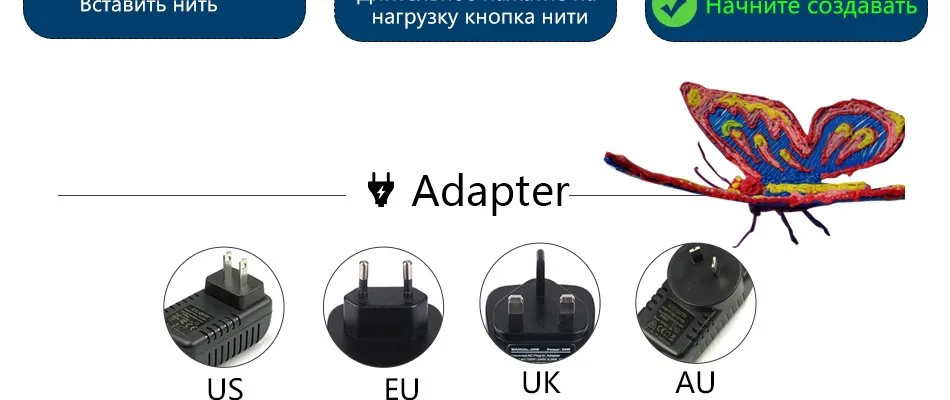 Myriwell 3d Ручка м и 200 м 1,75 мм нити ручка Smart подарок на день рождения ребёнка лучший рождественский подарокзд Ручка з д Ручка Самые горячие товары России