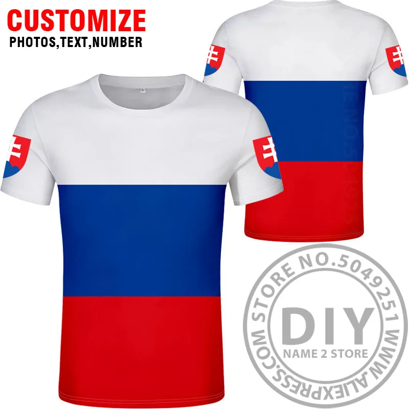 Style 4 Футболка со сборным именем и номером svk, футболка с флагом страны sk, словенско, страна, Республика, колледж, принт, фото, Одежда diy - Цвет: Style 4