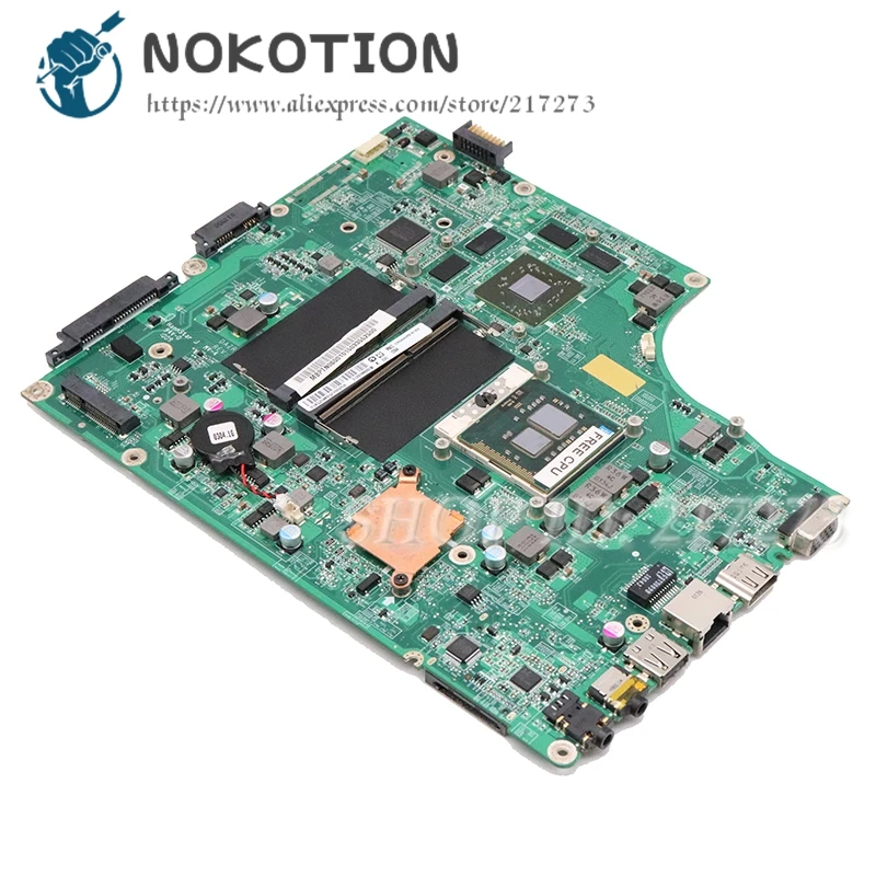 Материнская плата NOKOTION для ноутбуков Acer ASPIRE 5820 5820T 5820TG MB. Ptn06001 MBPTN06001 DAZR7BMB8E0 HM55 DDR3