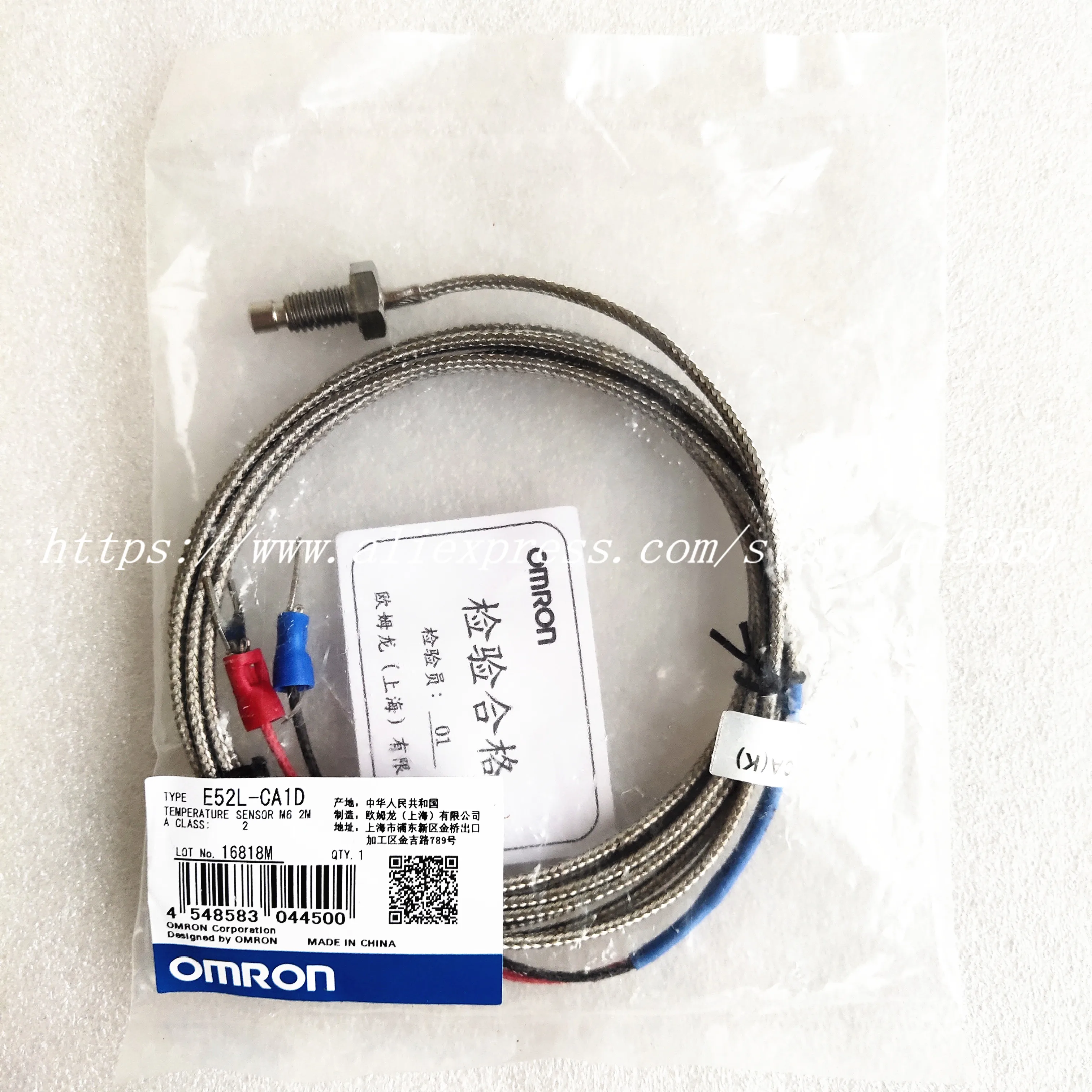 E52L-CA1D E52-CA1DY M6 1M 2M 4M OMRON Thermocouple Sensor 100% New Original | Электронные компоненты и