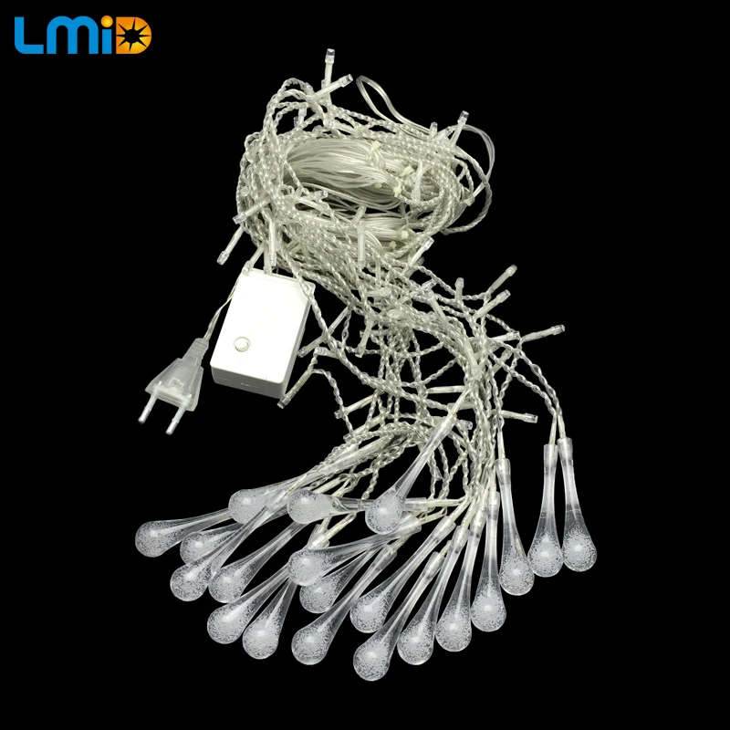 LMID рождественское наружное украшение 4 м свисает 0,6 м занавес сосулька гирлянда светодиодные фонари 220 В/110 В новогодний Сад Рождество Свадьба вечеринка