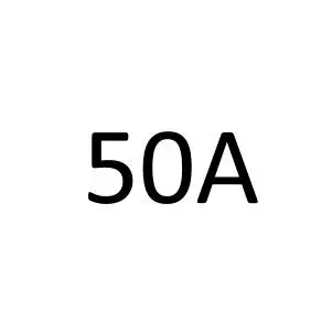 50A 5 шт./лот прямоугольник предохранители Авто предохранителей 20A 30A 40A 50A 60A для BYD Great Wall JEEP Kuga - Цвет: 50A
