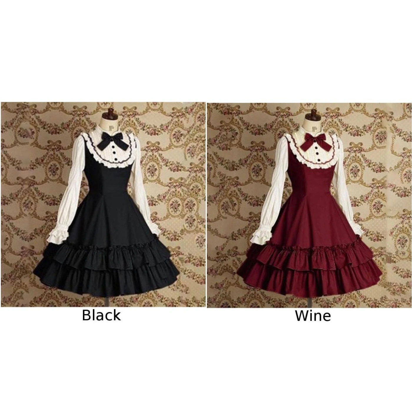 Женское платье весенне-осенняя одежда средневековая ретро для горничной сцены с