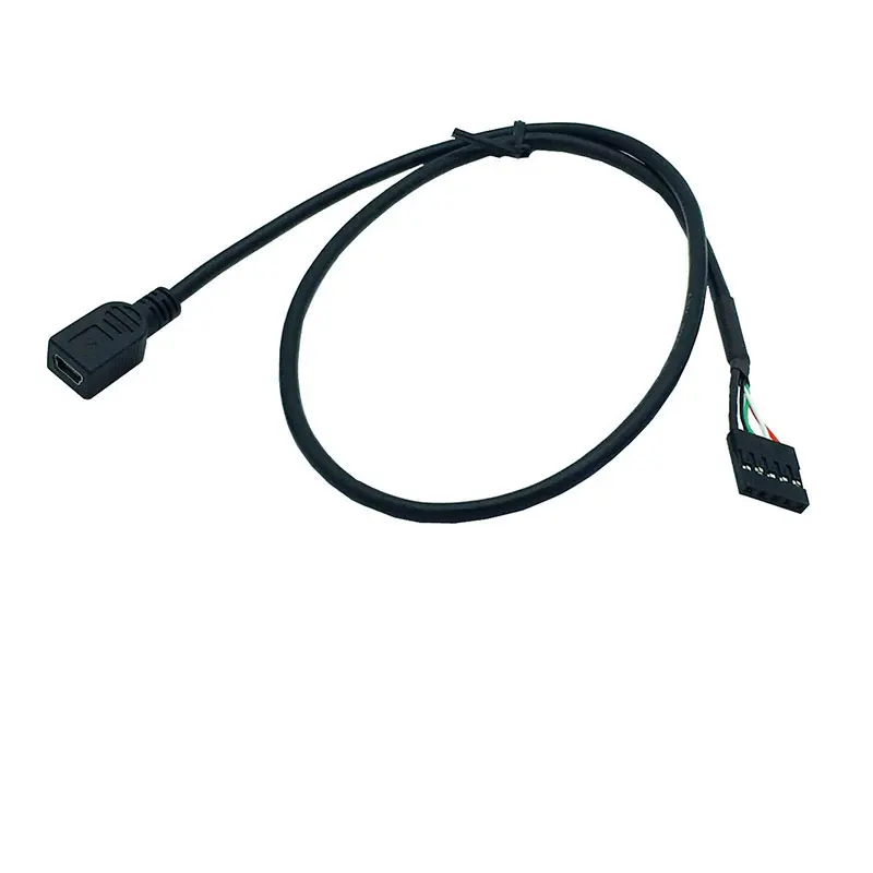 50 см usb mini 5P Female к 1x 5Pin 2 54 USB header PCB материнский кабель|Компьютерные кабели и