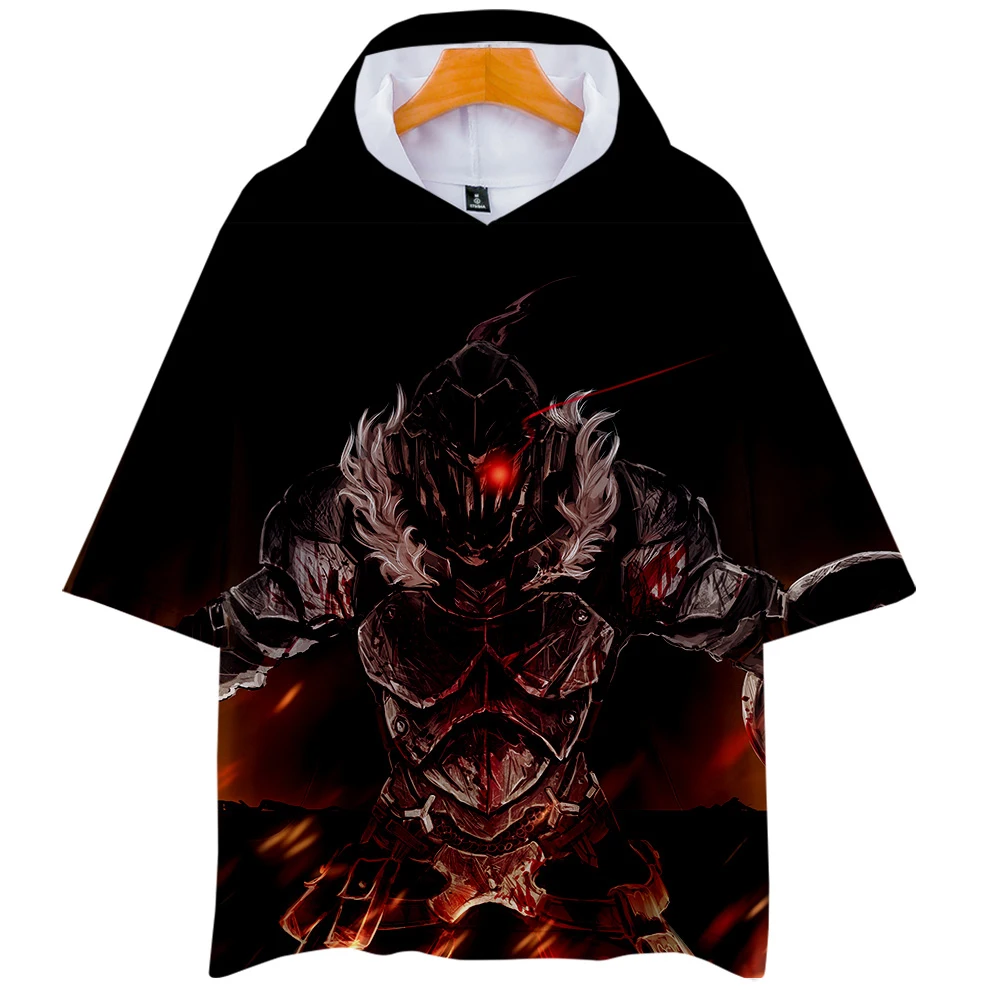 Goblin Slayer/Одежда толстовка Лидер продаж футболка с короткими рукавами и капюшоном