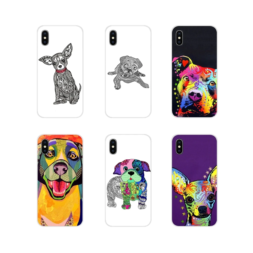 Полинезийские Чихуахуа для Apple iPhone X XR XS MAX 4 4S 5 5S 5C SE 6 6S 7 8 Plus ipod touch Аксессуары чехлы