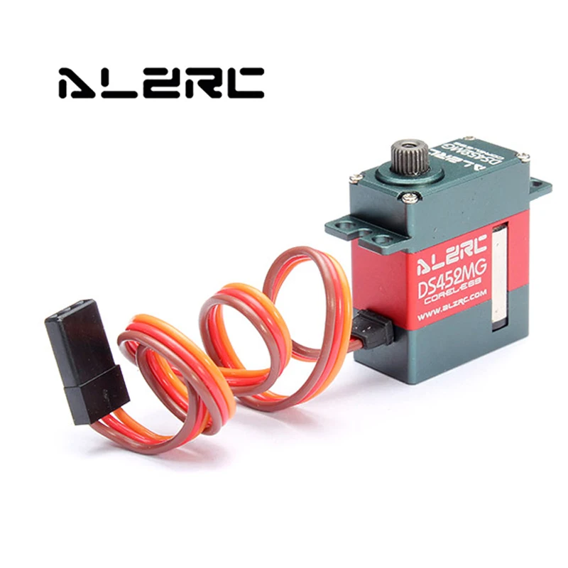 Бесплатная доставка ALZRC DS452MG 450 CCPM Мини цифровой металлический Coreless сервопривод