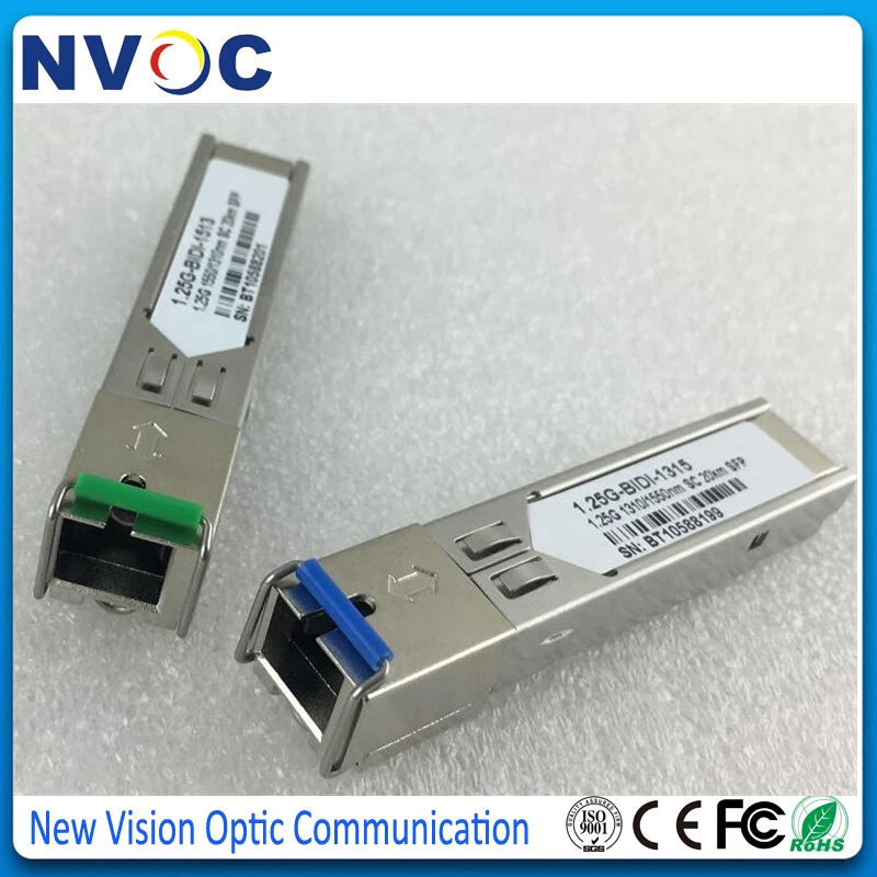 Бесплатная доставка 5 дневный 1 25G SM WDM 1310/1550 20 км волоконный модуль SC/LC совместимый