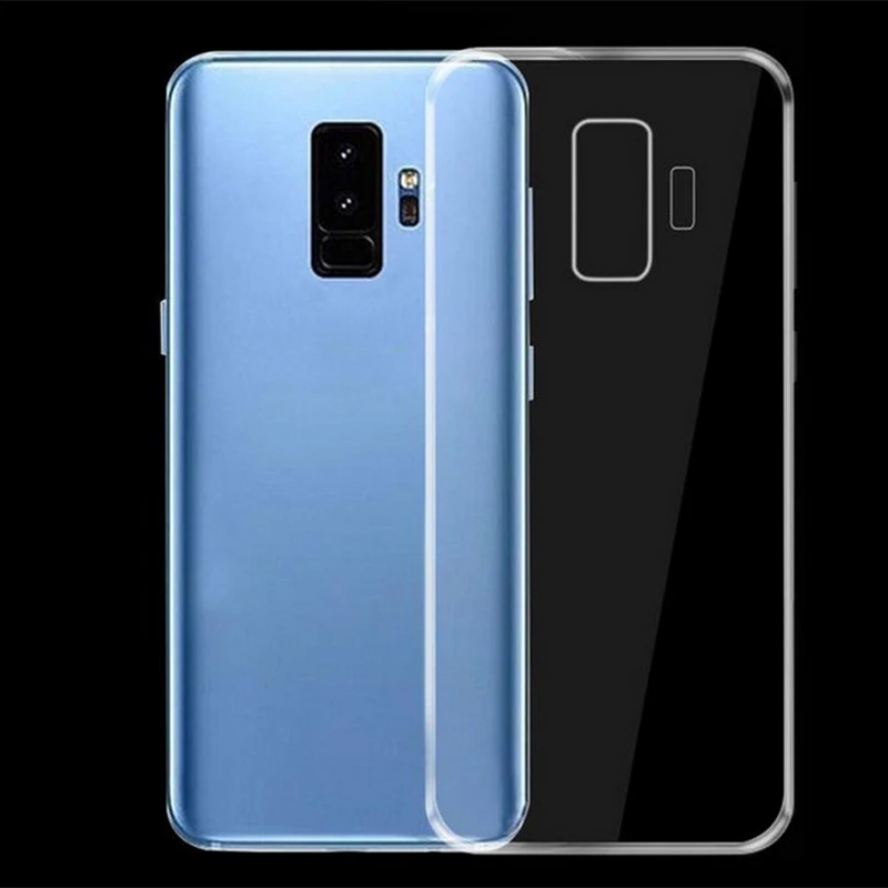 Case for Samsung Galaxy S9 S9Plus Silicone TPU Transparent Clear Cover Full Protective |