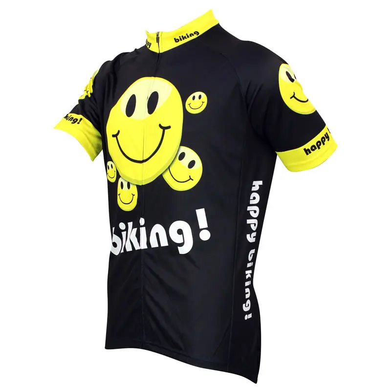 Футболка Мужская дышащая с коротким рукавом принтом улыбки | Спорт и развлечения