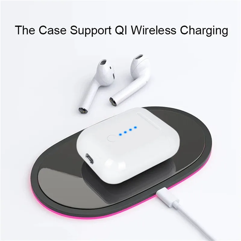 XY Pods TWS наушники беспроводные Bluetooth Qi Беспроводная зарядка Стерео гарнитуры для